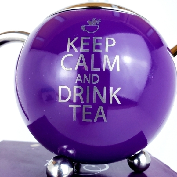 STEEPED Tea Mod Teapot w/ Teacup & Saucer Set - Picture 6 of 9